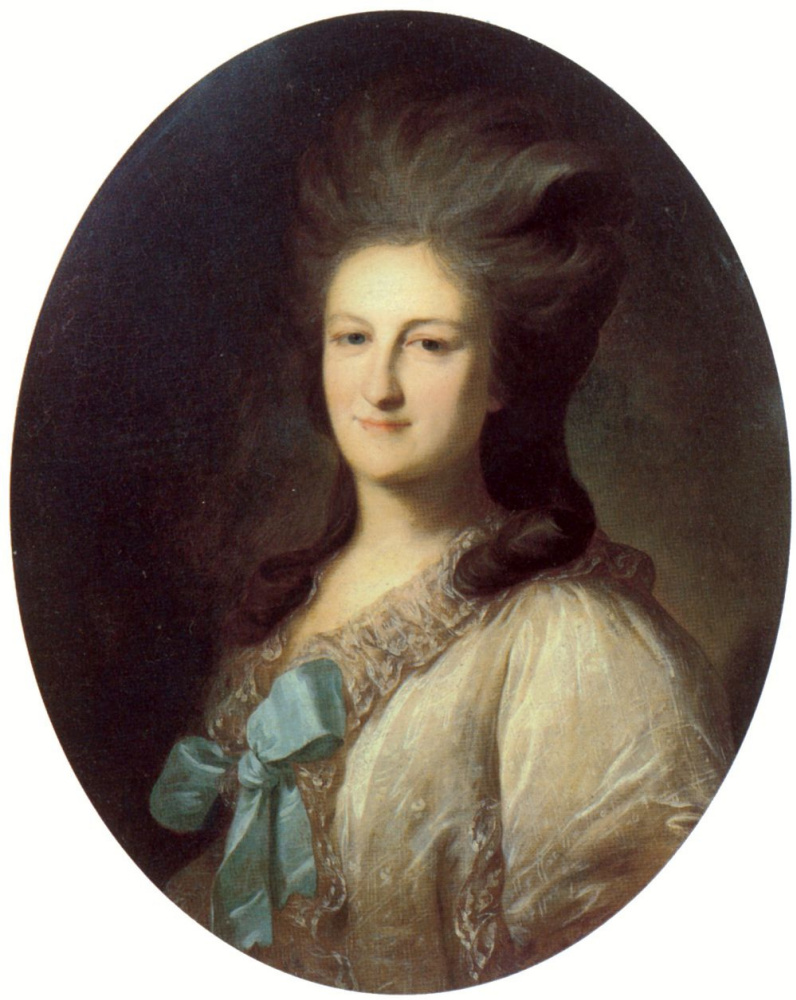 Fedor Stepanovich Rokotov. A Portrait Of Barbara Ermolaevna Novosiltseva