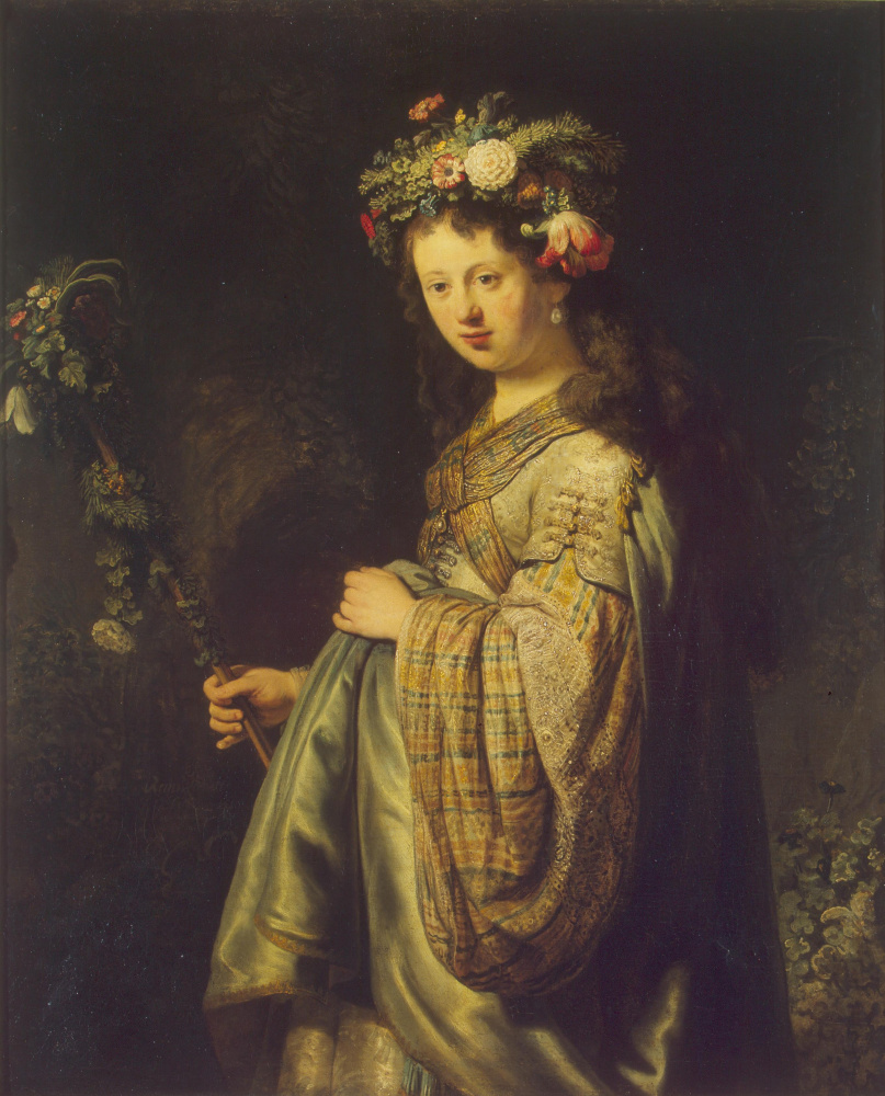 Rembrandt Harmenszoon van Rijn. Flora (Portrait Of Saskia)