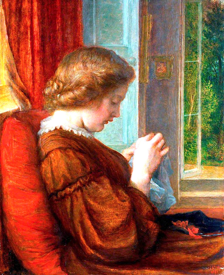 George Frederick Watts. Near the window