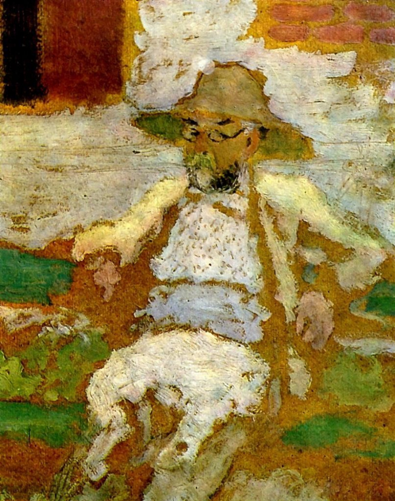 Jean Edouard Vuillard. Portrait Of Odilon Redon. Fragment