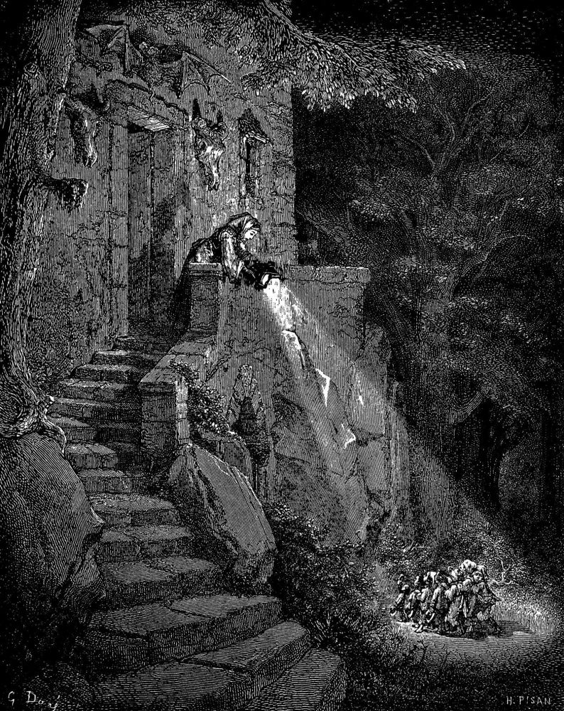 Paul Gustave Dore. Illustration for Perro's Fairy Tales