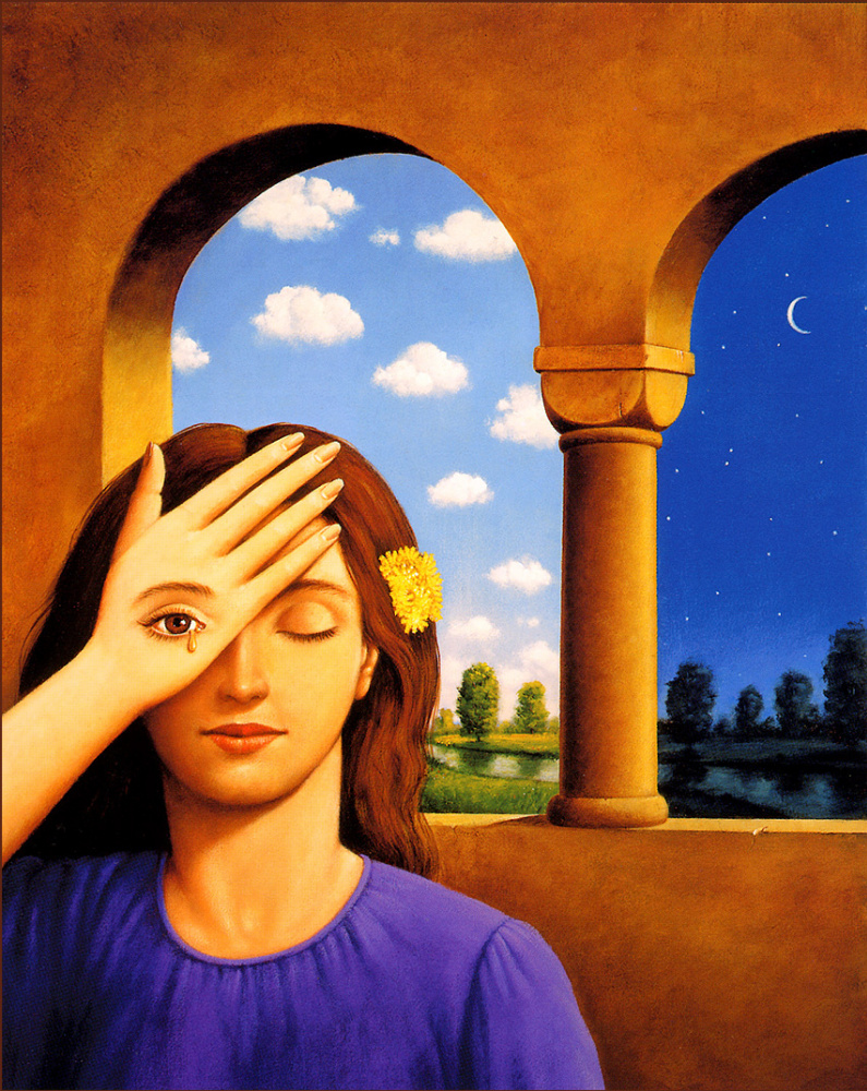 Rafal Olbinski. Mimosa