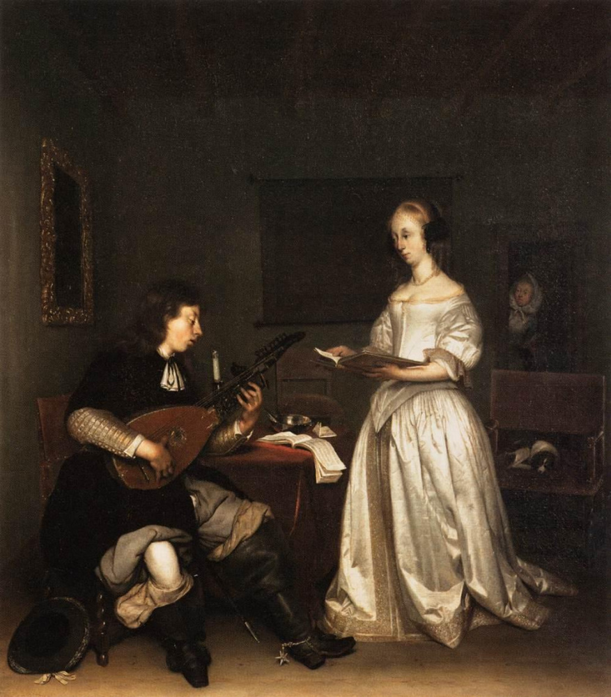 Gerard Terborch (ter Borch). Duet