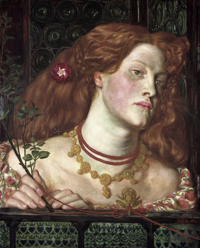 Dante Gabriel Rossetti. Lovely Rosamund (Portrait Of Fanny Carnforth)