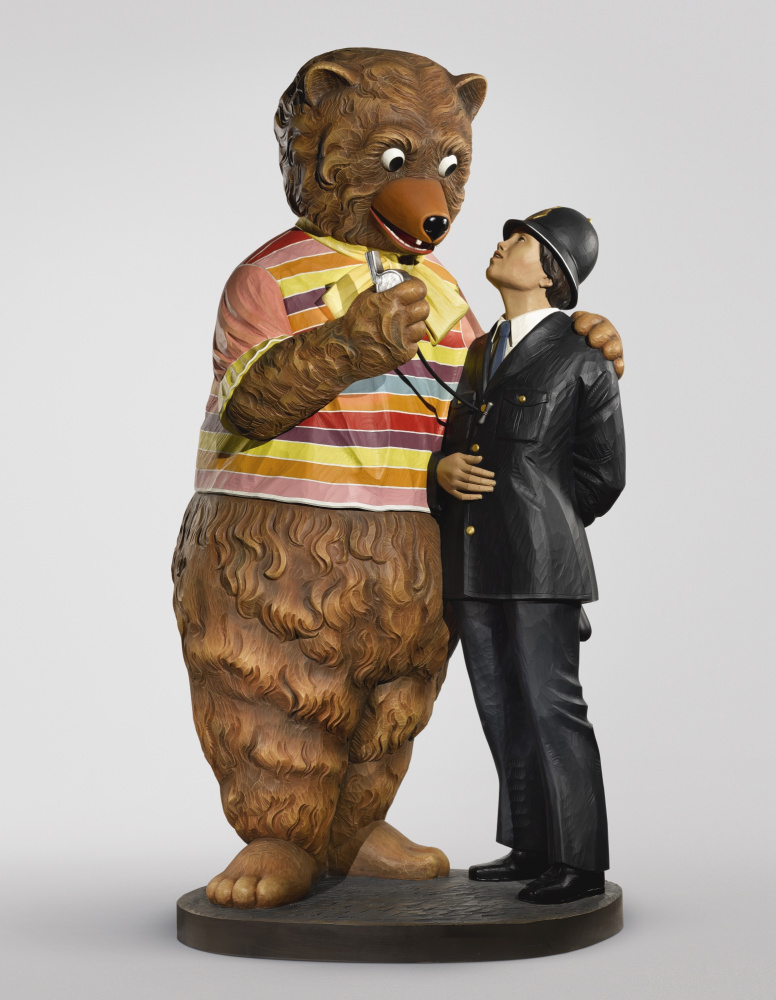 Jeff Koons. Bear and policeman