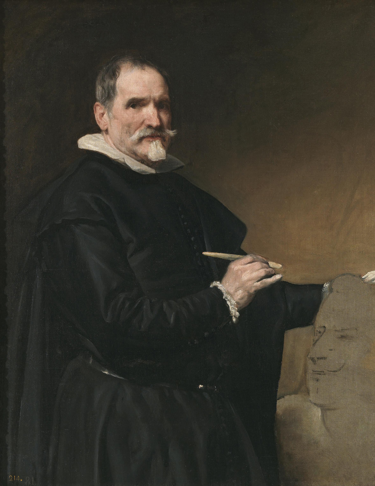 Diego Velazquez. Portrait of the sculptor Juan martínez Montañés