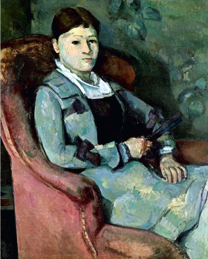 Paul Cezanne. Portrait of Madame Cezanne