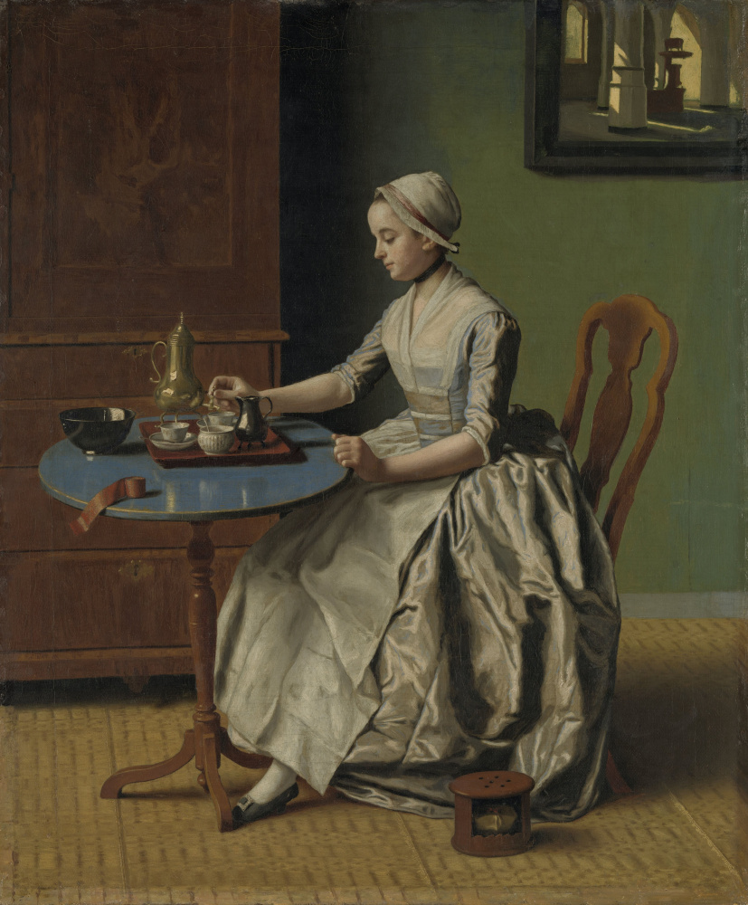 Jean-Etienne Liotard. Dutch girl at Breakfast