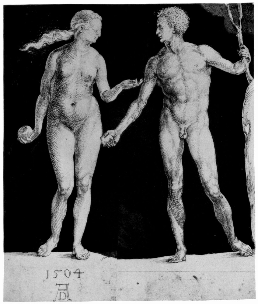 Albrecht Dürer. Adam and eve