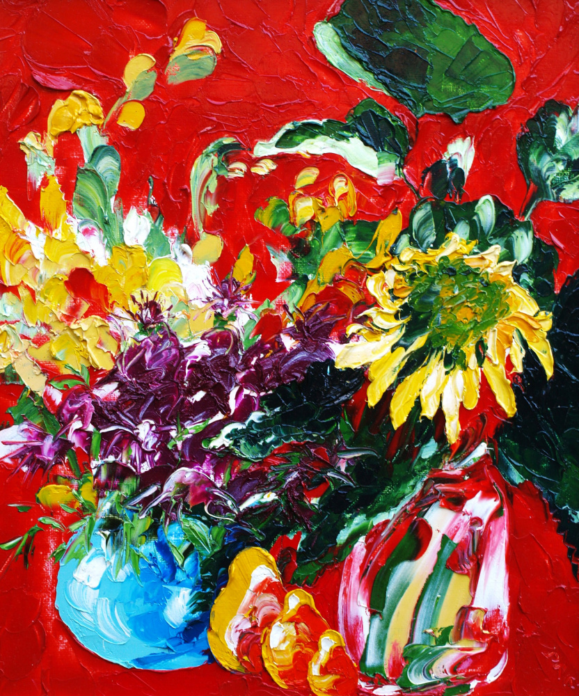 Kandinsky-DAE. Russian still life. Oil on canvas, 50-43, 2005.