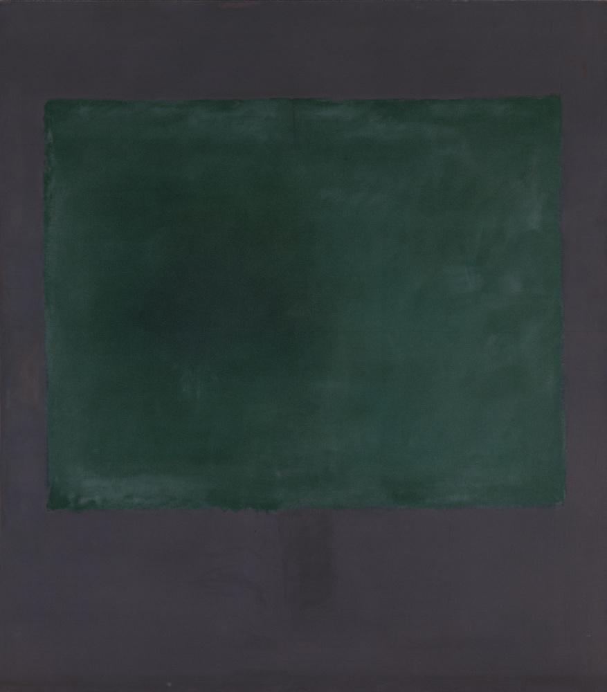 Rothko Mark. Green to purple