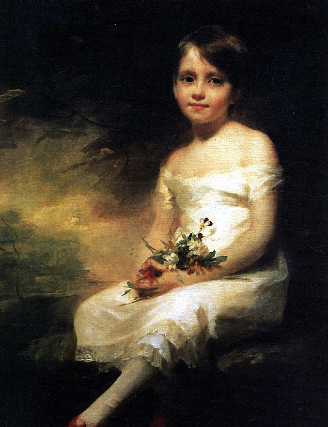 Генри Реберн. Маленькая девочка с цветами