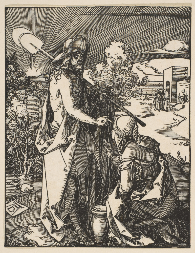 Albrecht Durer. Apparition du Christ à Marie Madeleine