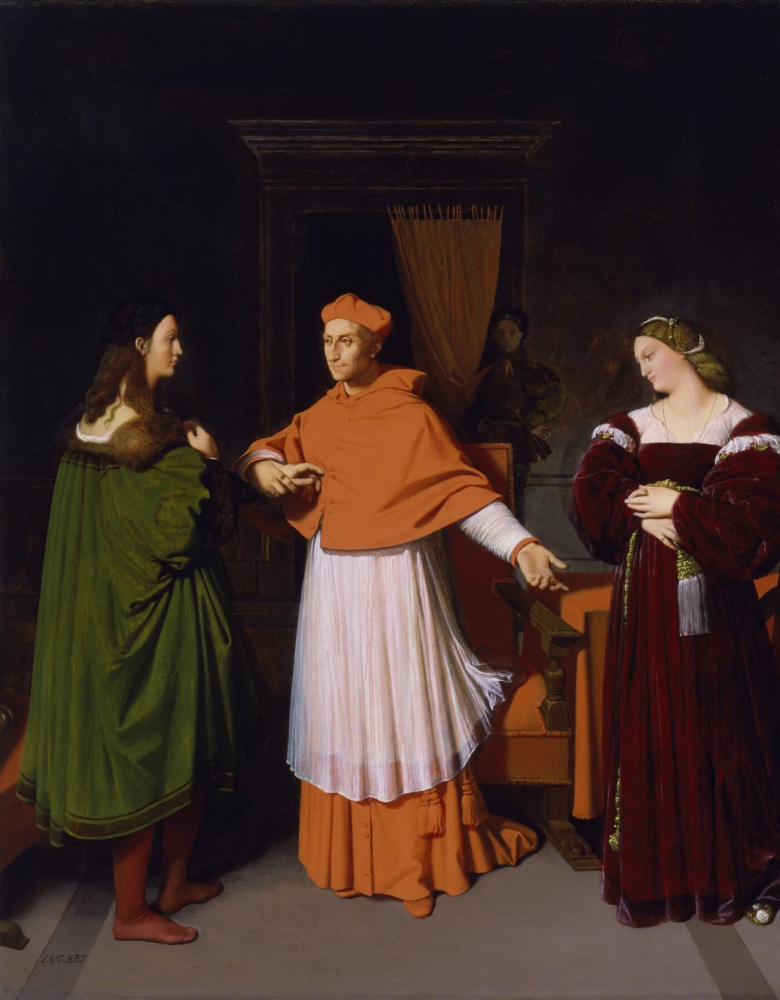 Jean Auguste Dominique Ingres. The Betrothal Of Raphael