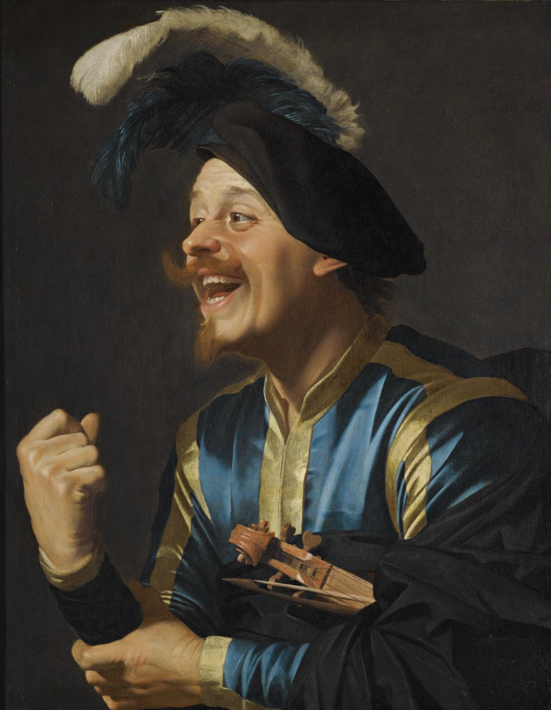 Gerrit van Honthorst. The laughing violinist