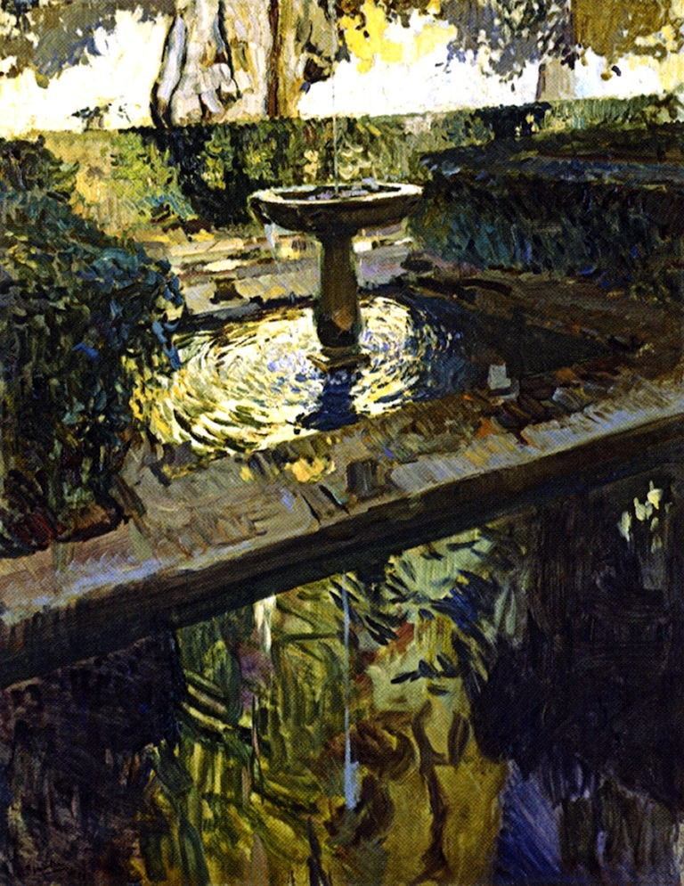 Joaquin Sorolla. The Generalife, Granada