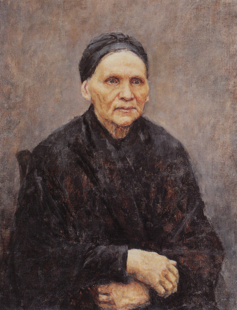 Vasily Ivanovich Surikov. Portrait of P. F. Surikova (the artist's mother)