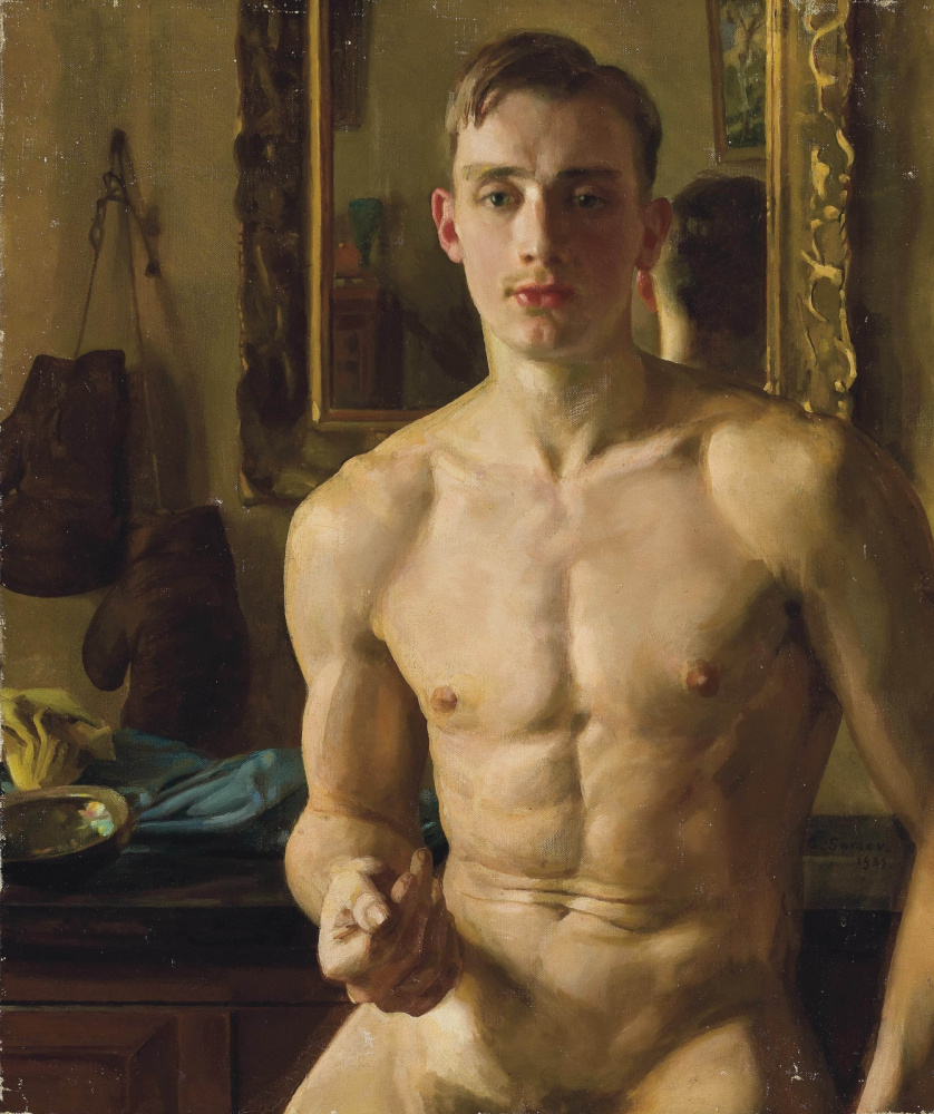 Konstantin Somov. Boxer