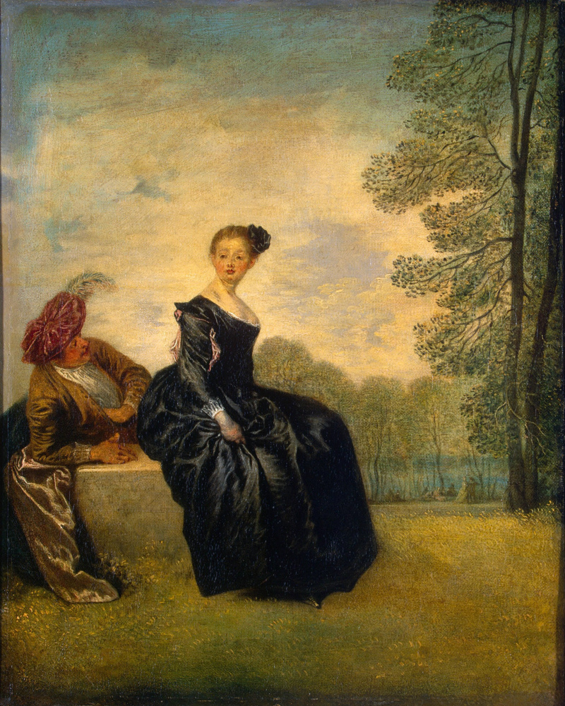 Antoine Watteau. The Capricious Girl