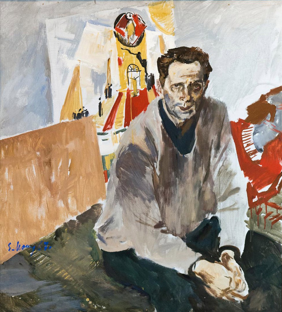 Yevsey Moiseyenko. Portrait of artist N.N. Zolotarev.