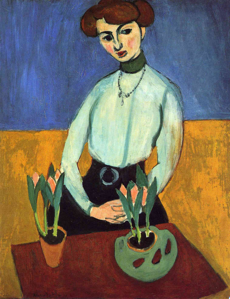 Henri Matisse. Girl with tulips