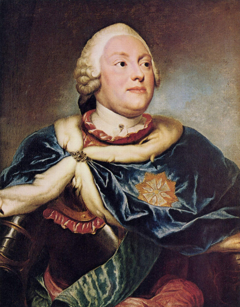Anton Rafael Mengs. Portrait of the elector Friedrich Christian