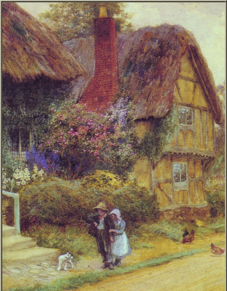 Arthur Claude Strachan. The walk from the house