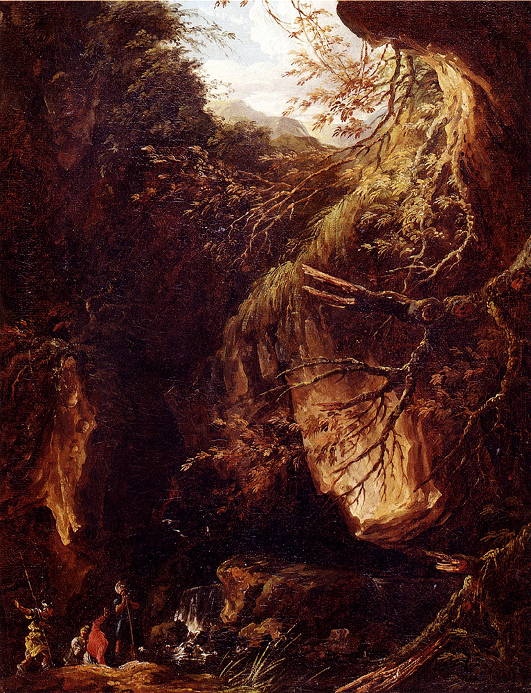 Robert Hubert. Forest landscape