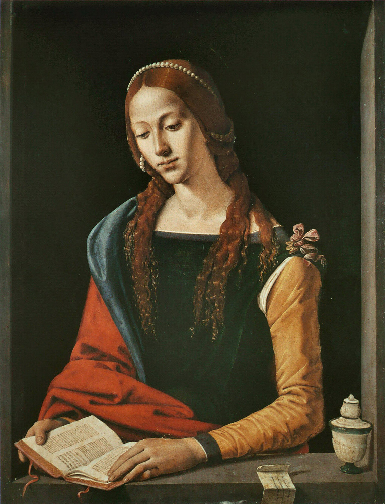 Piero di Cosimo. Mary Magdalene reading