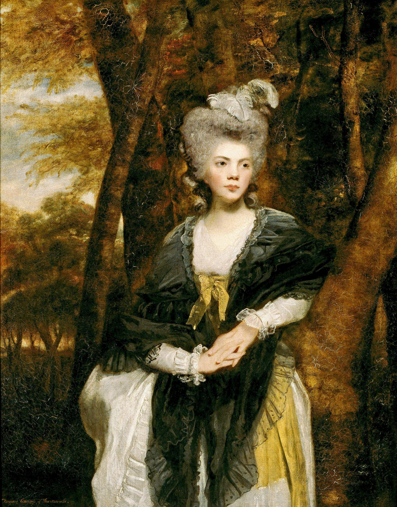 Joshua Reynolds. Portrait of lady francis finch