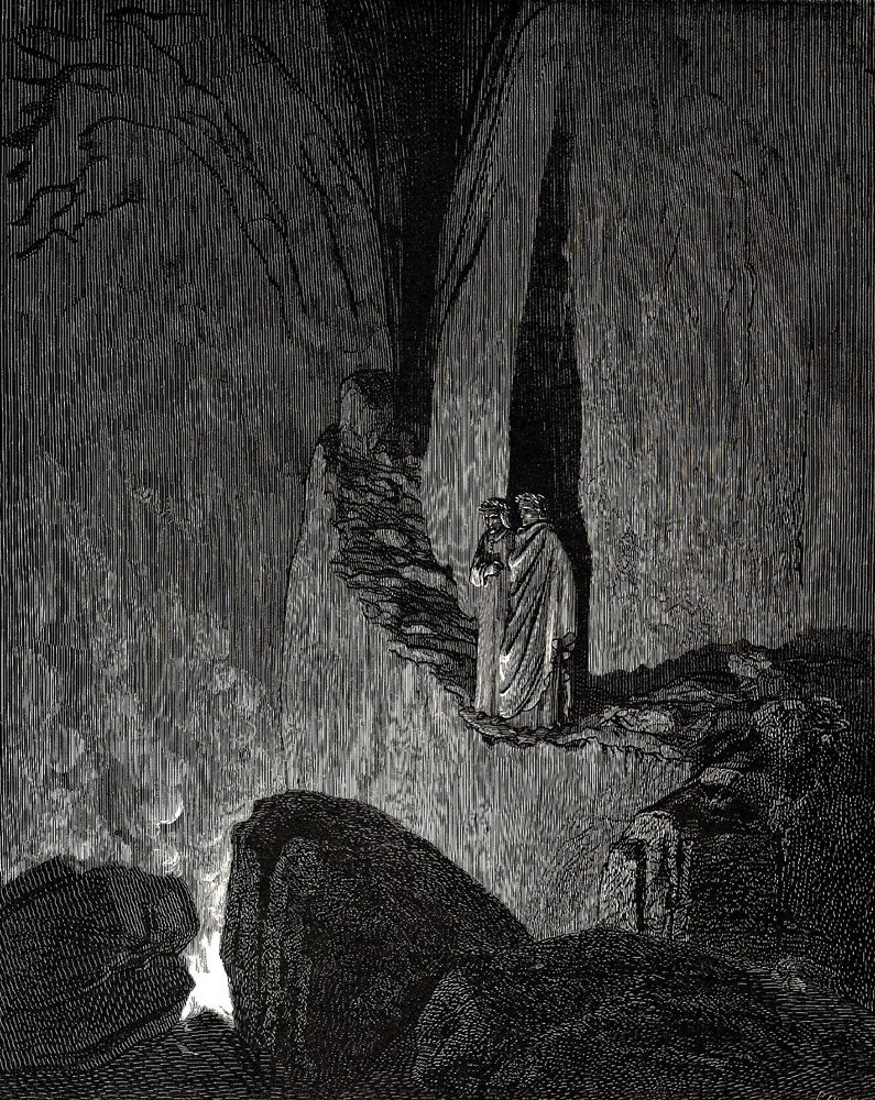 Paul Gustave Dore. Illustration for the "Divine Comedy"