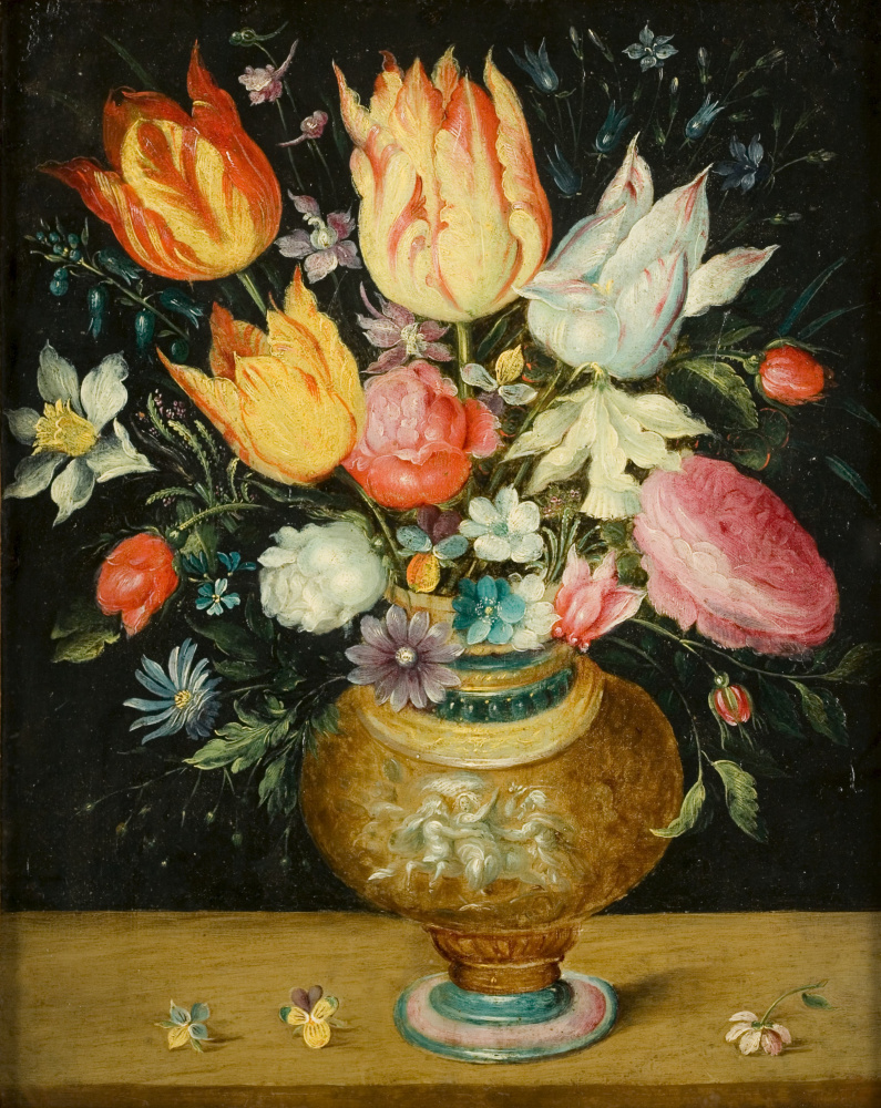 Jan Bruegel The Elder. Flowers in a vase