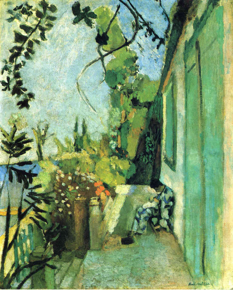 Henri Matisse. Terrace in Saint-Tropez