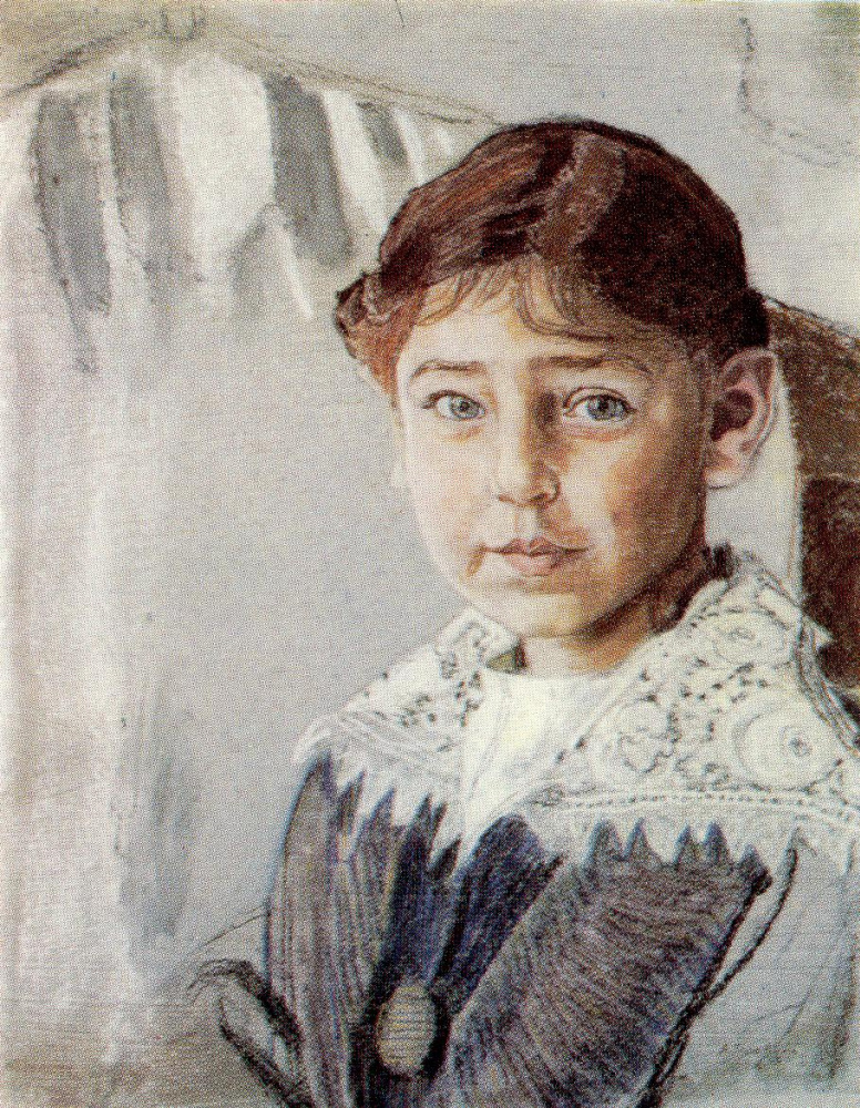 Alexander Yakovlevich Golovin. Portrait Of Olga Rybakova