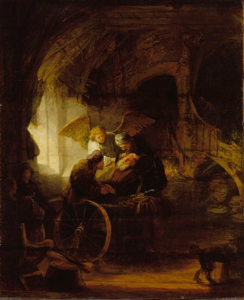 Rembrandt Harmenszoon van Rijn. Tobias returns sight to his father