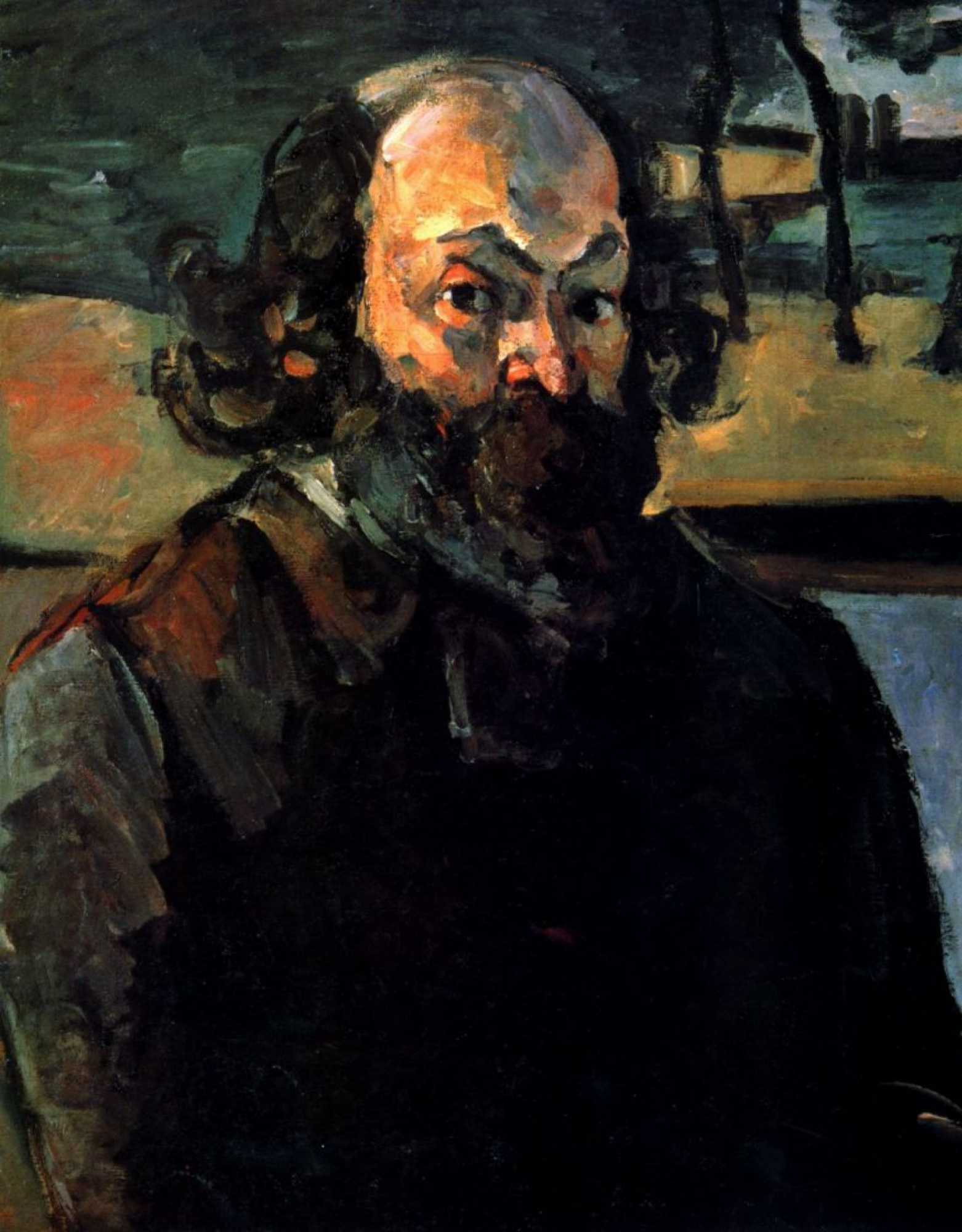 Self-portrait, 1875, 53×64 cm by Paul Cezanne: History, Analysis