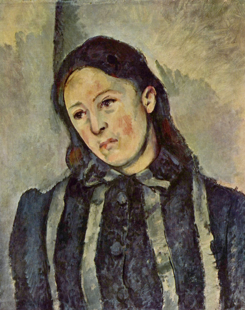 Paul Cezanne. Portrait of Madame Cezanne