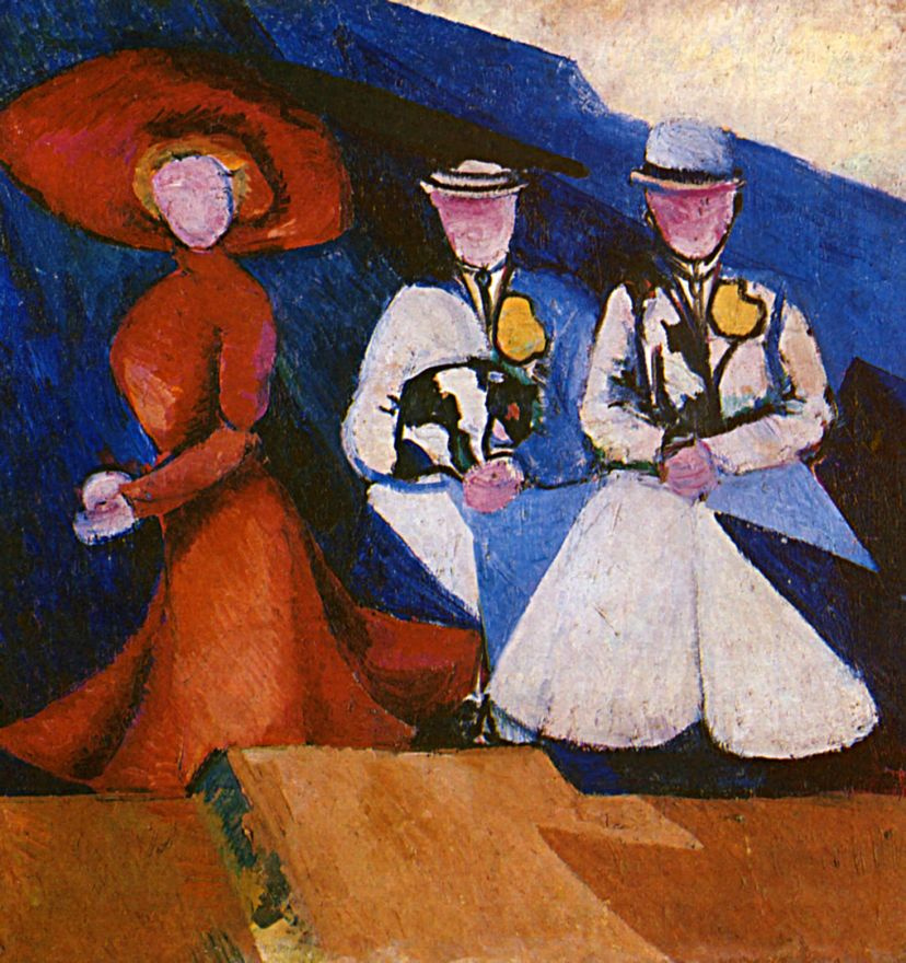 Alexandra Exter. Three female figures