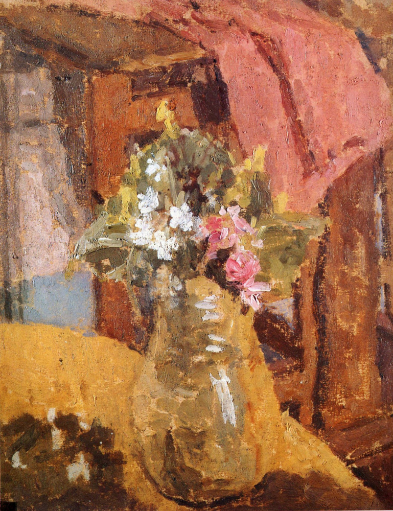 Gwen John. Vase with flowers