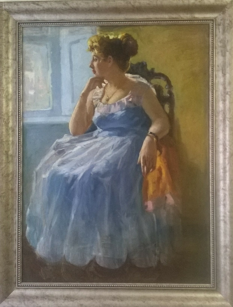 Valentina Petrovna Tsvetkova. Self-portrait