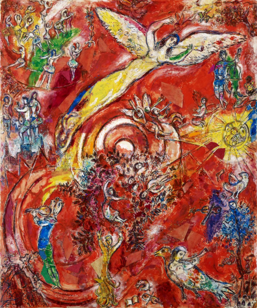 Marc Chagall. The triumph of music. The final drawing murals for the Metropolitan Opera