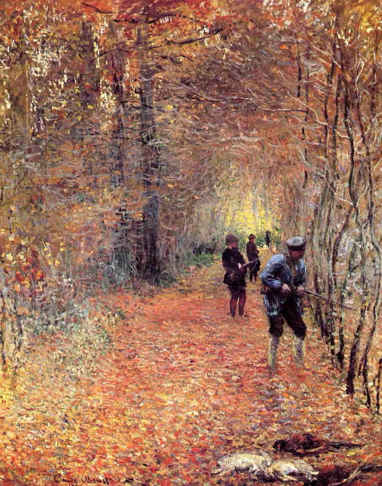 Claude Monet. Hunting (Shot)