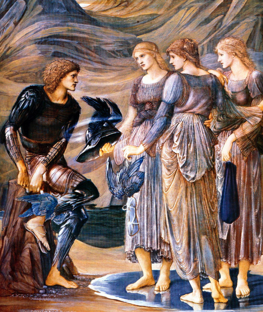 Edward Coley Burne-Jones. The Perseus Series: Perseus and the Sea Nymphs