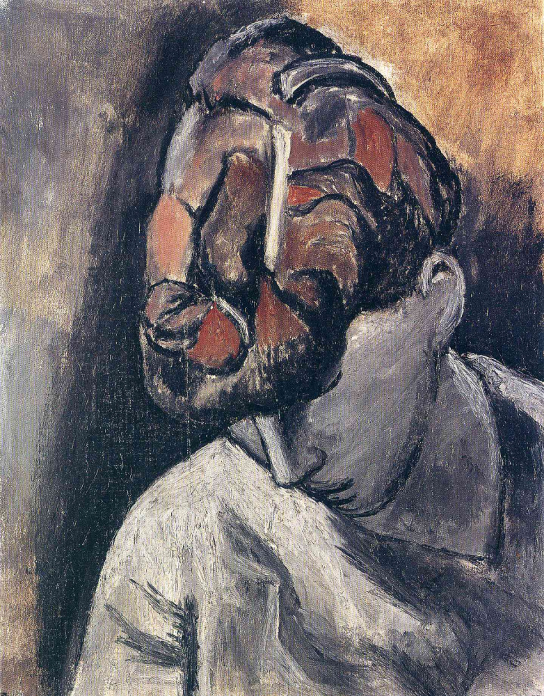Pablo Picasso. A woman with her head bowed