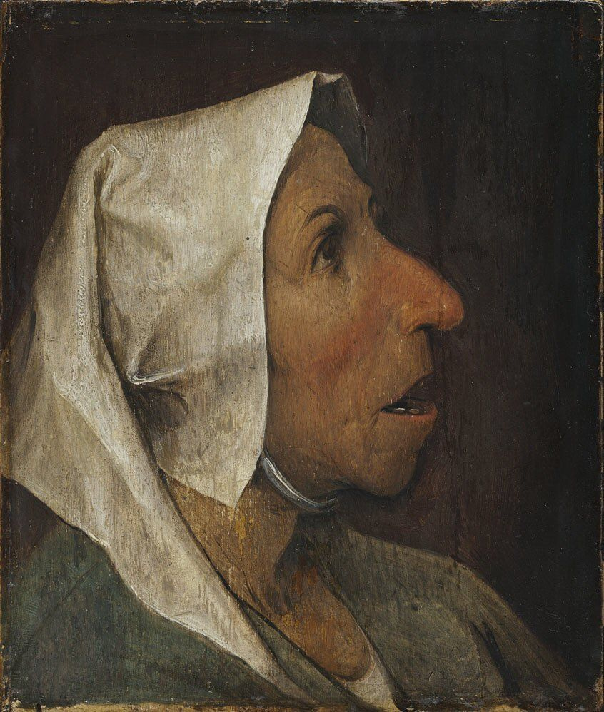 Pieter Bruegel The Elder. Portrait of an old woman