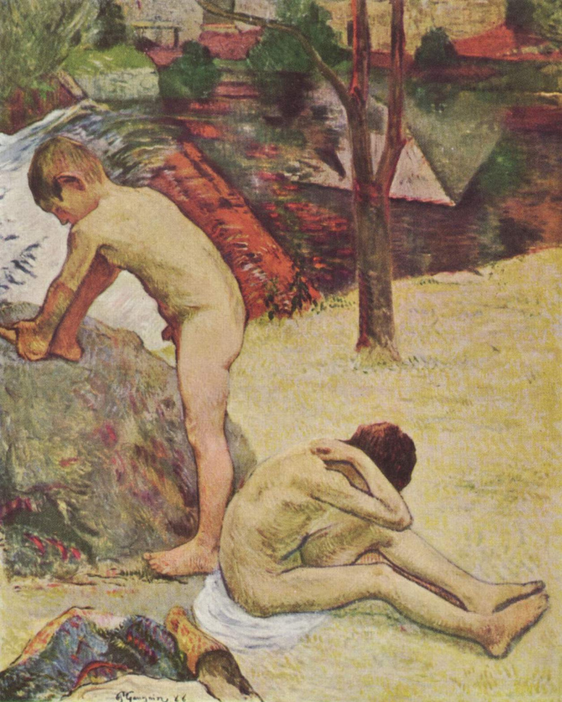 Paul Gauguin. The Breton boys bathing