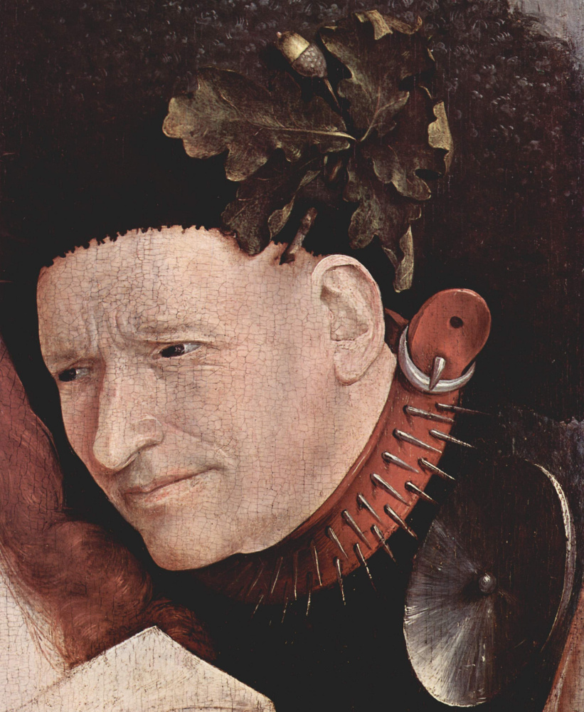 Hieronymus Bosch. The crowning with thorns. Fragment