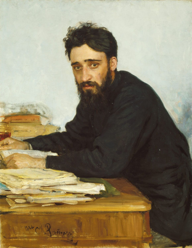 Ilya Efimovich Repin. Portrait Of Vsevolod Mikhailovich Garshin
