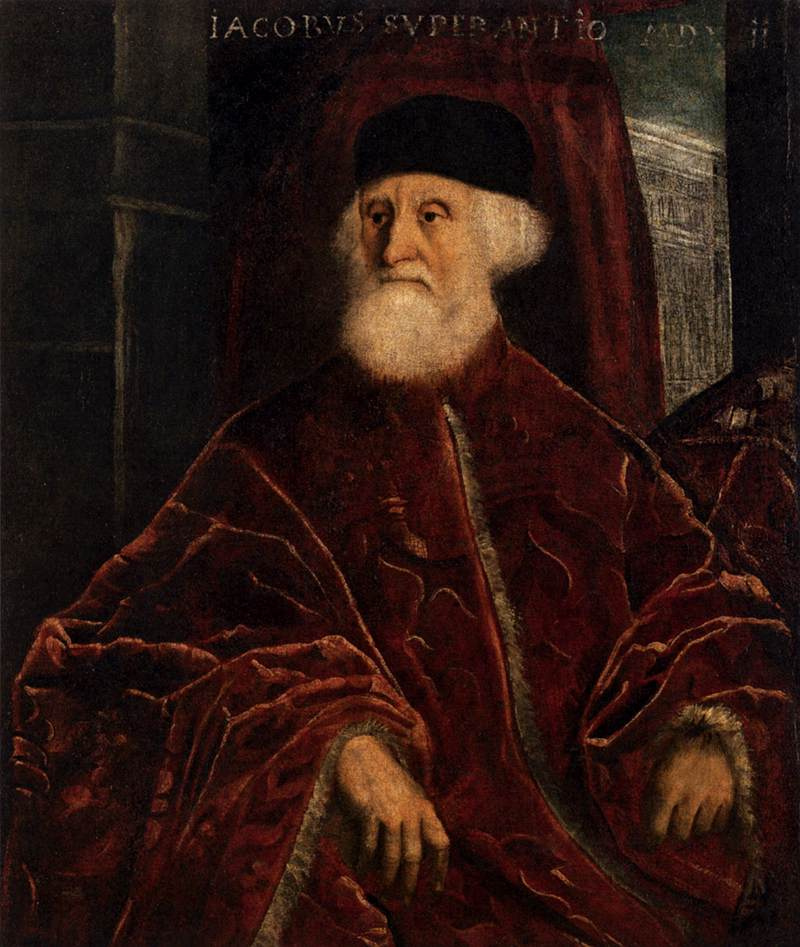 Jacopo (Robusti) Tintoretto. Portrait of prosecutor Jacopo Soranzo