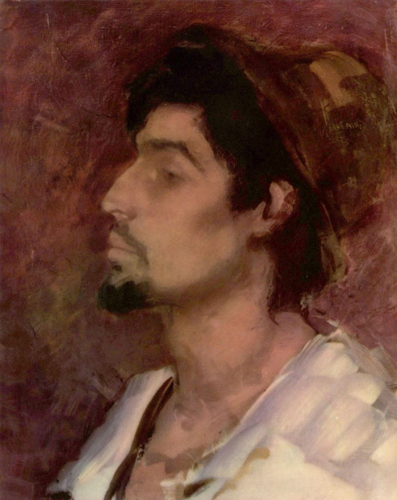 Nicolae Grigorescu. Portrait Of MATEO To Rudar